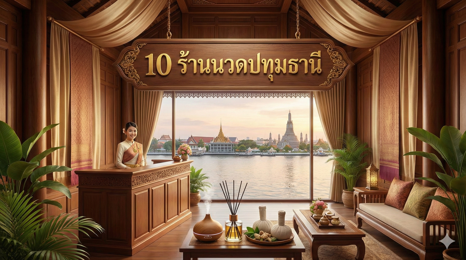 10 ร้านนวดปทุมธานี