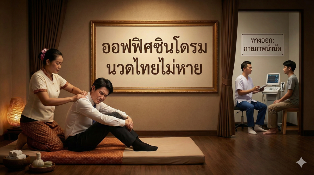 ออฟฟิศซินโดรม นวดไทยไม่หาย